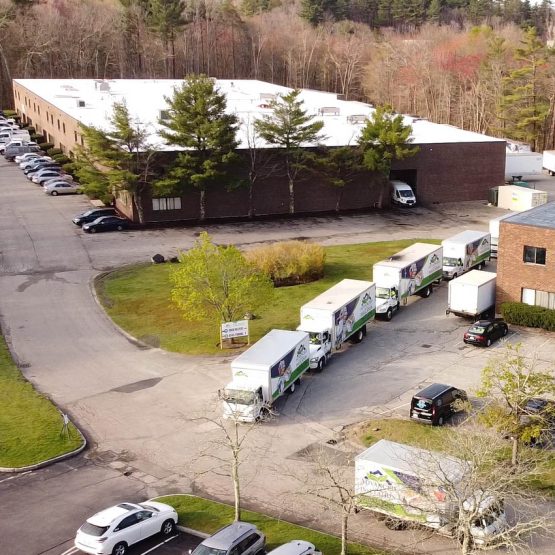 Outside the Advanced Green Insulation facility from a bird's eye view